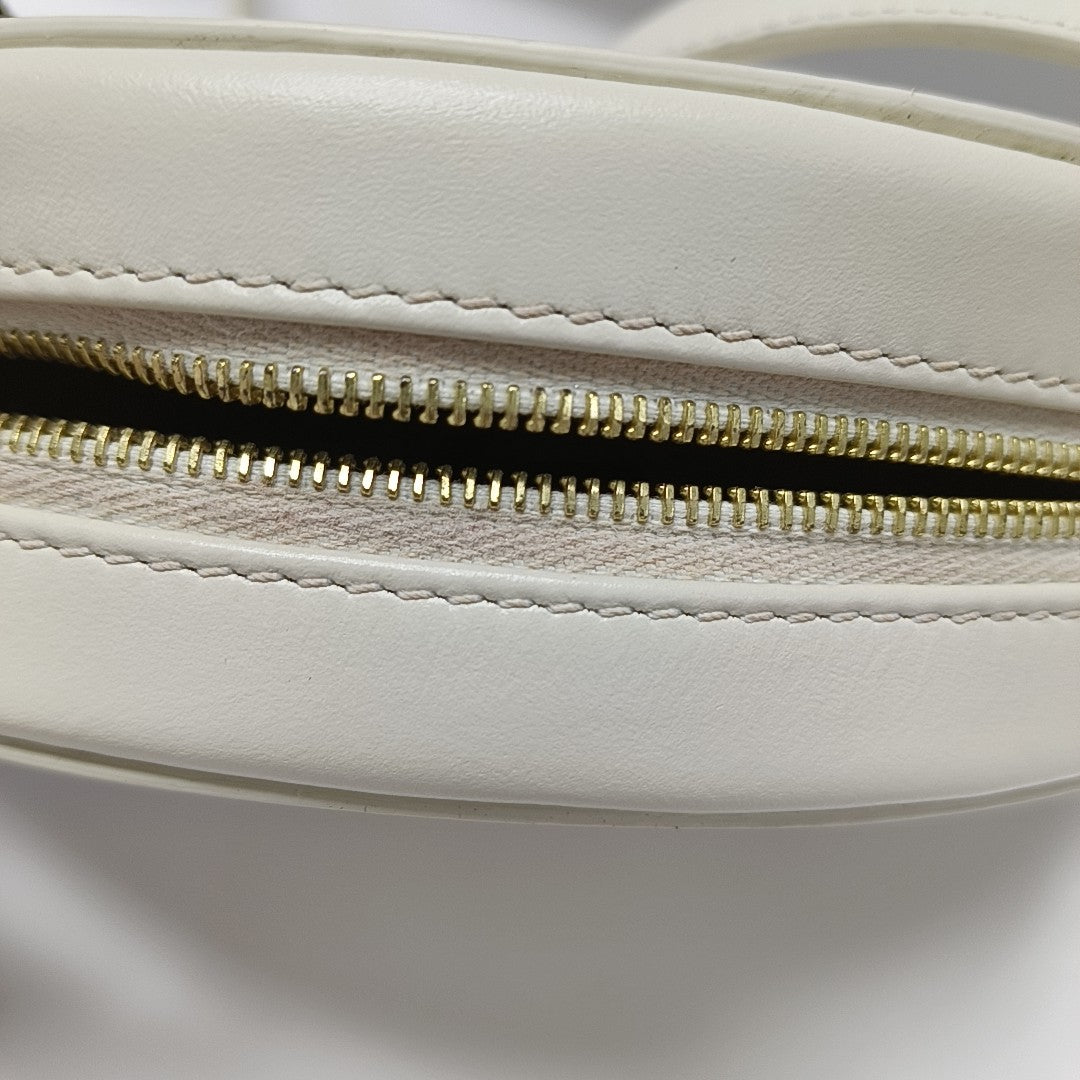 TRIOMPHE Mini Calfskin White