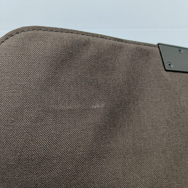 DISTRICT MM Damier Ebene Coated Canvas Brown