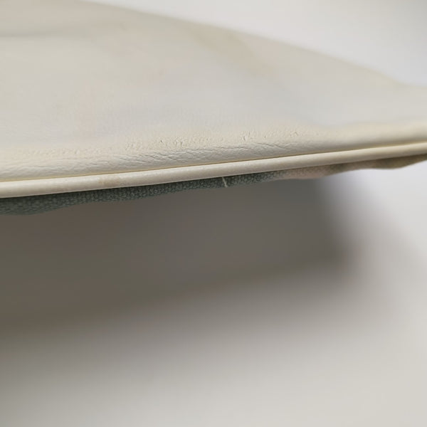 Canvas Clutch White