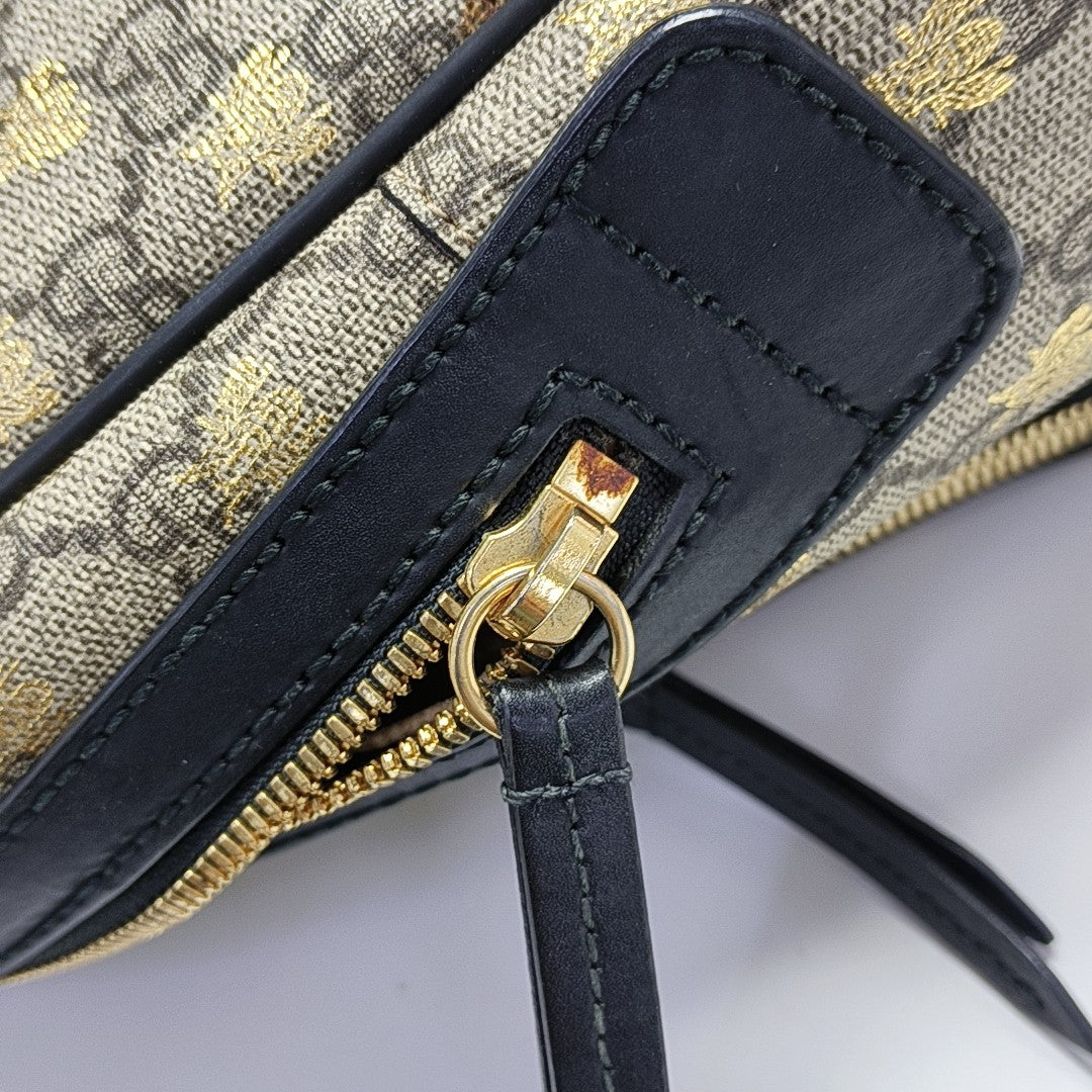 Eden Monogram Coated Canvas Beige