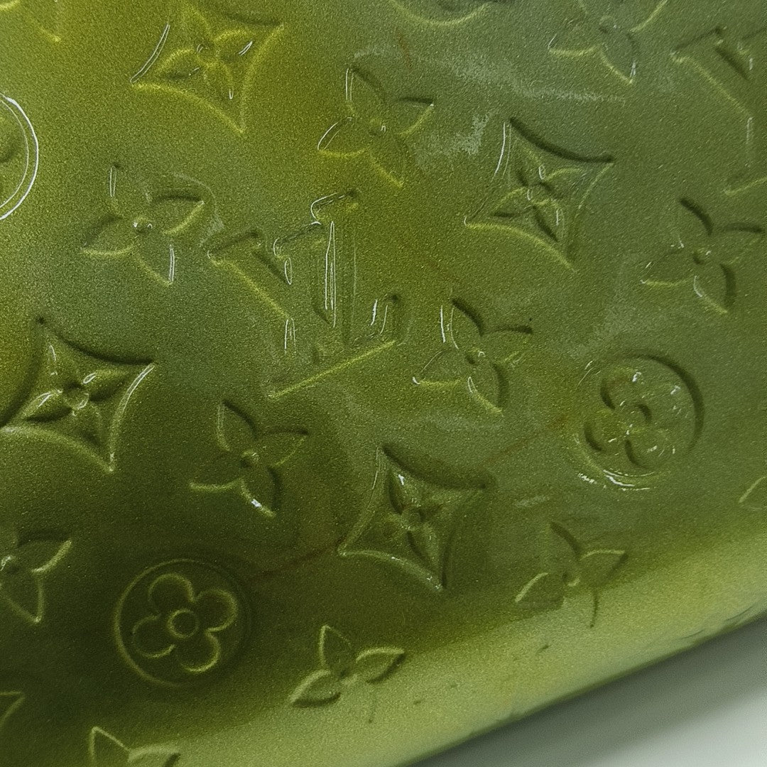 SHERWOOD Monogram Patent Leather Green
