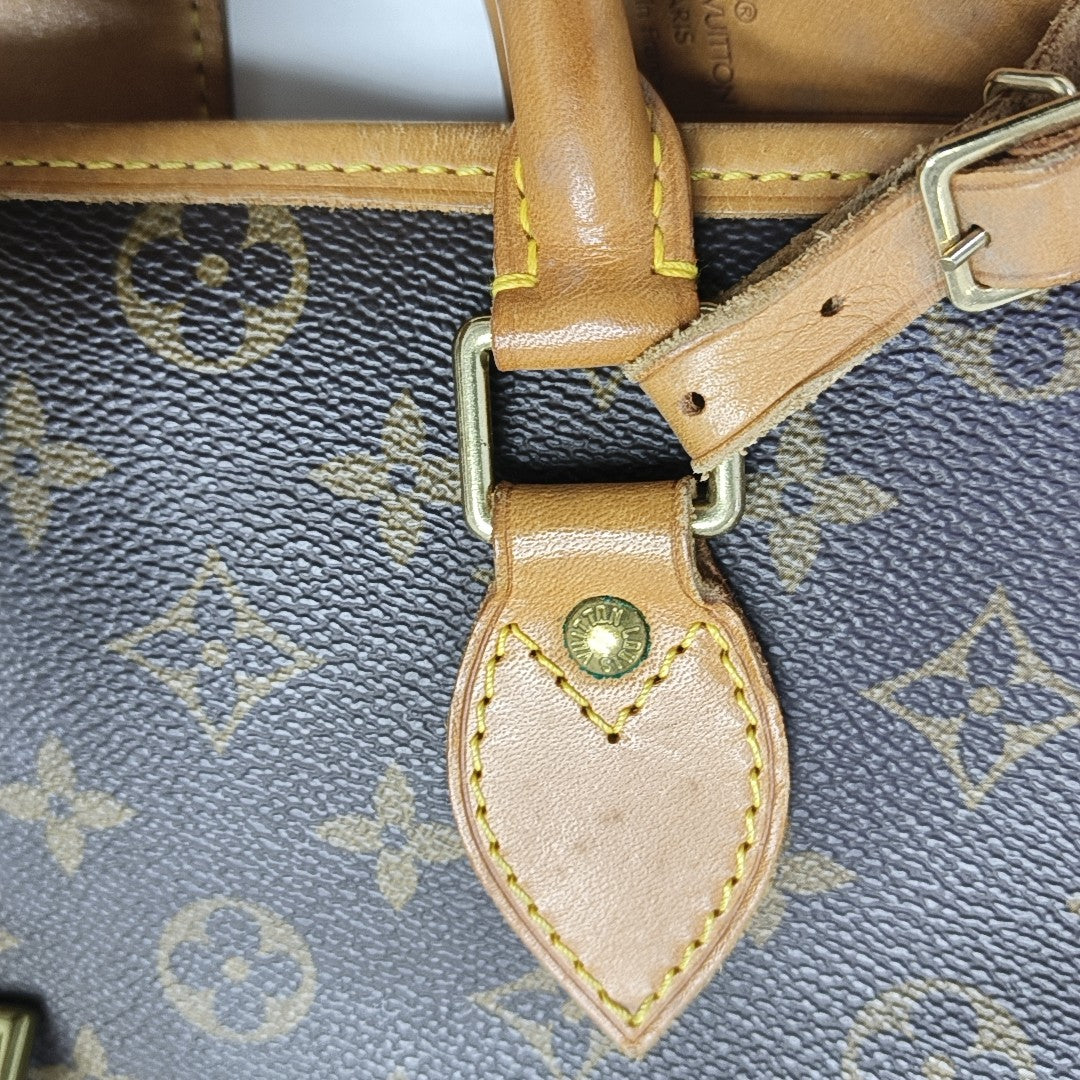 VINTAGE RIVOLI Monogram Coated Canvas Brown