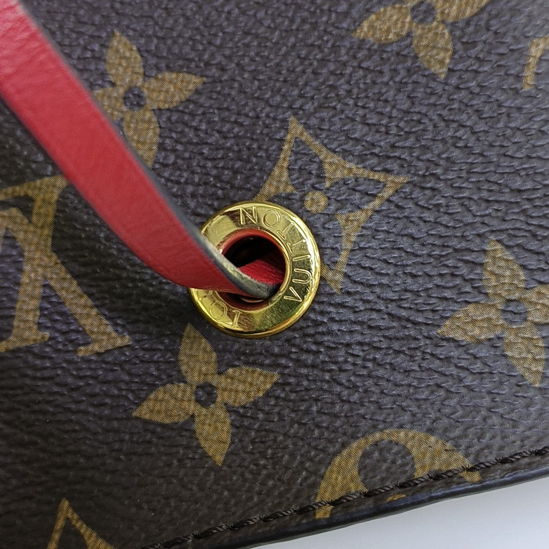 NÉONOÉ MM Monogram Coated Canvas Brown