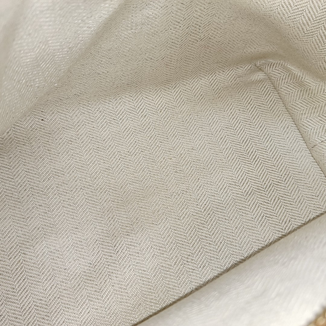 Anagram Small Monogram Canvas Beige