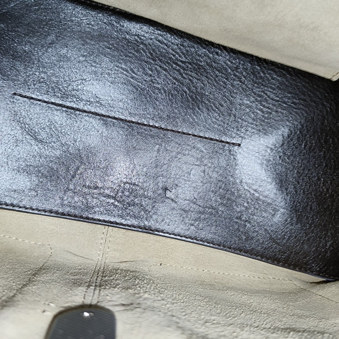 Calfskin Shoulder Bag Brown
