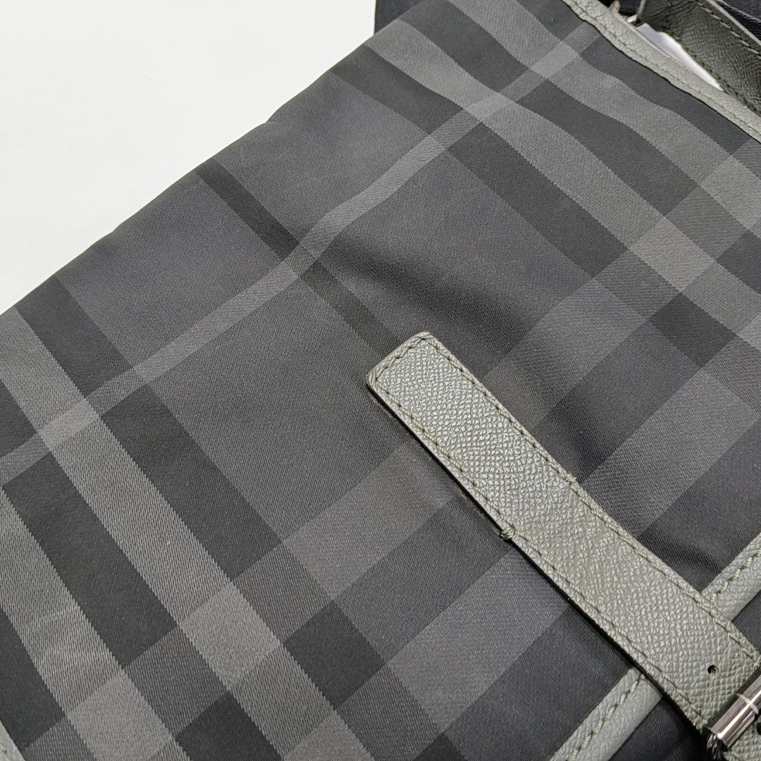 Fabric Shoulder Bag Gray