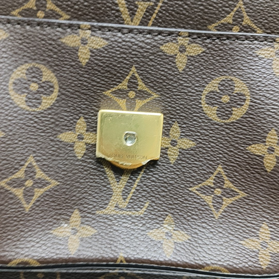 PASSY Monogram Coated Canvas Brown