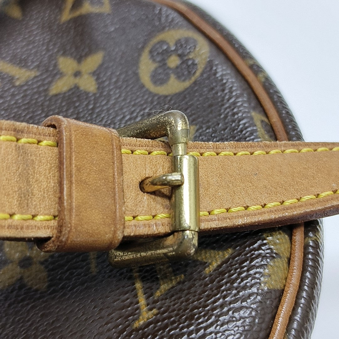 TAMBOURINE Monogram Coated Canvas Brown