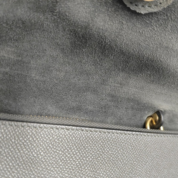 BELT Micro Calfskin Gray