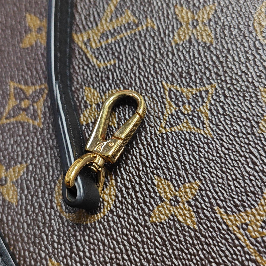 LOCKY BB Monogram Coated Canvas Brown