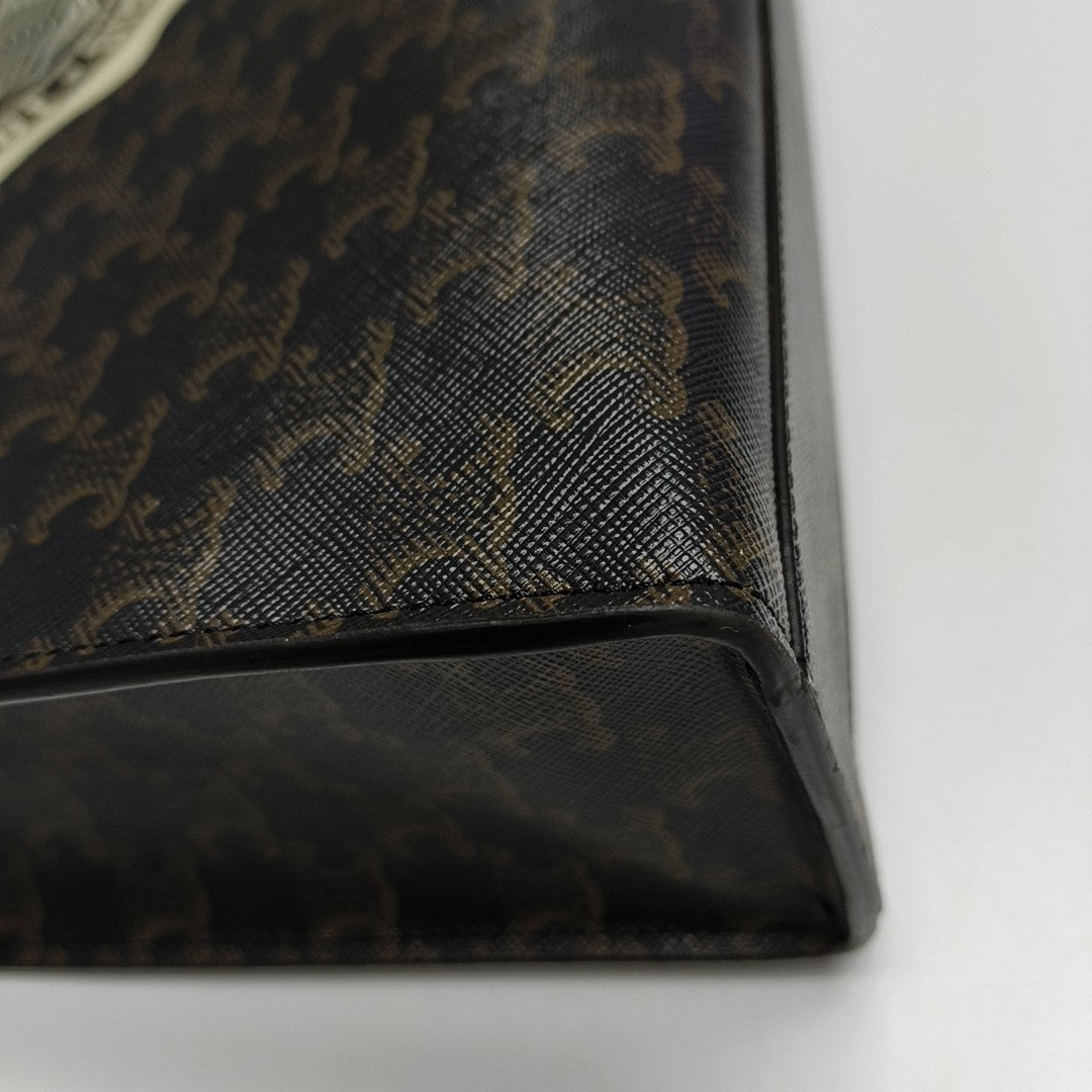 CABAS CELINE Medium Coated Canvas Black