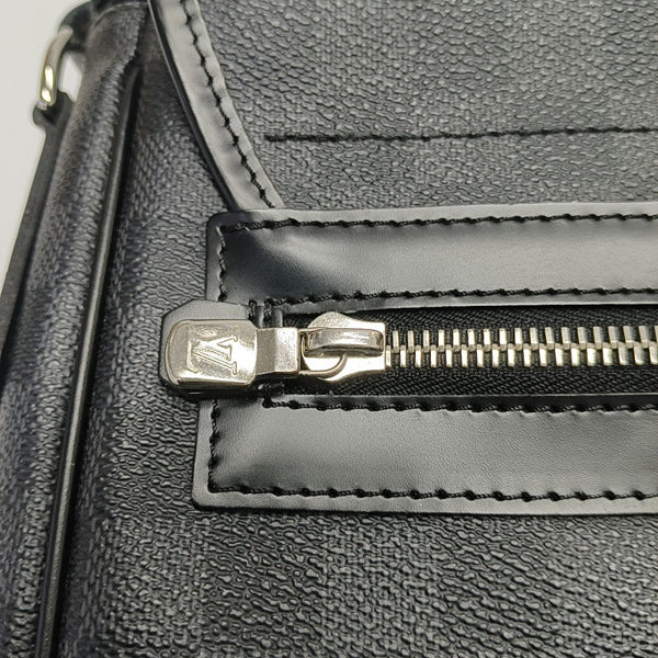 DANIEL Damier Graphite Coated Canvas Gray