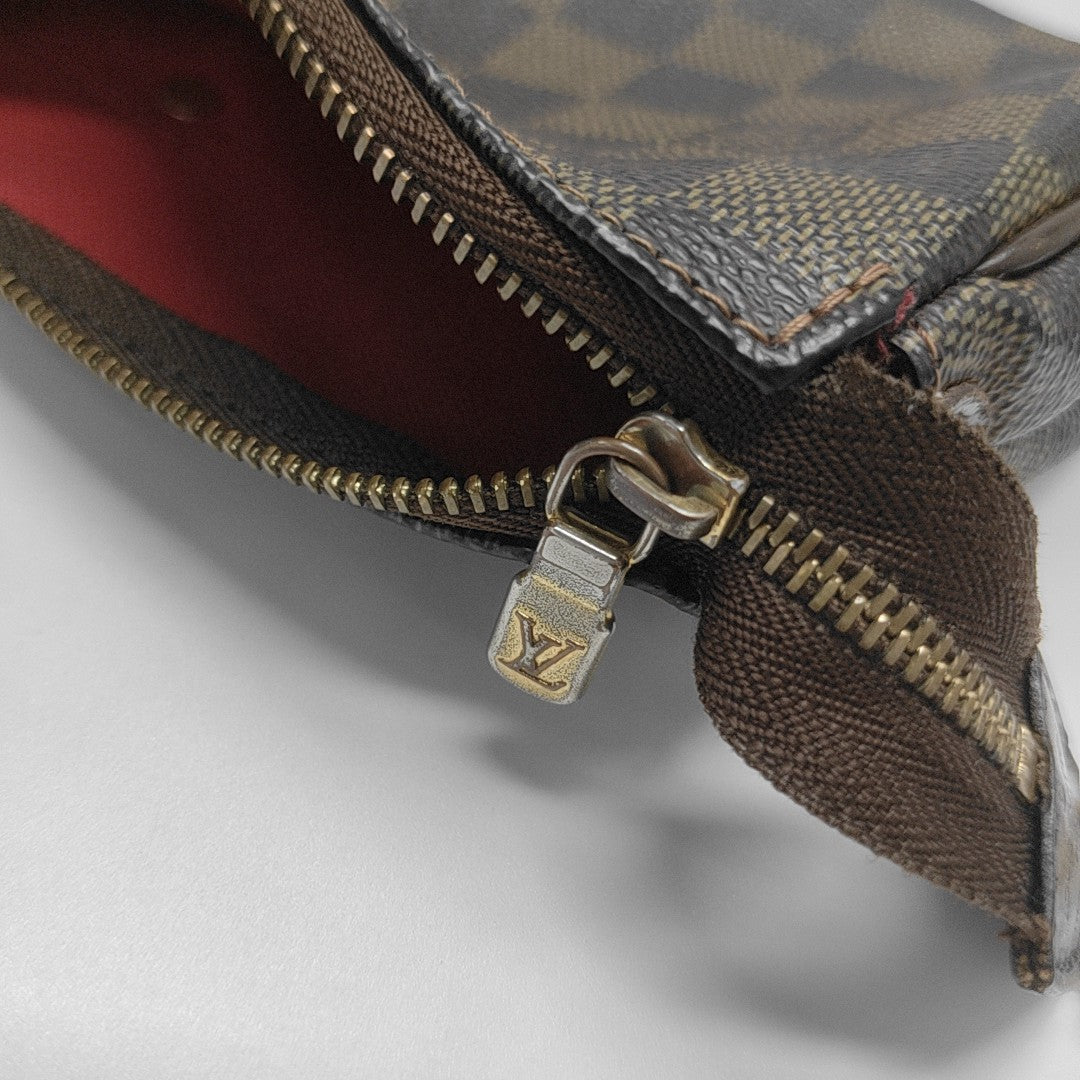 EVA Damier Ebene Coated Canvas Brown