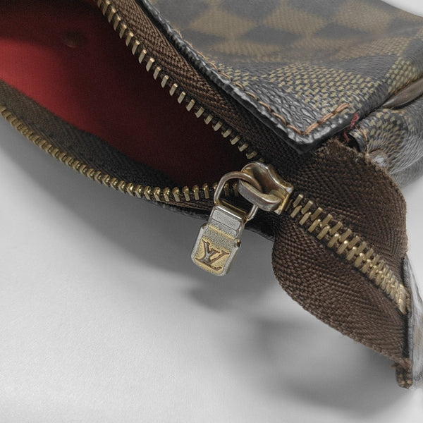 EVA Damier Ebene Coated Canvas Brown
