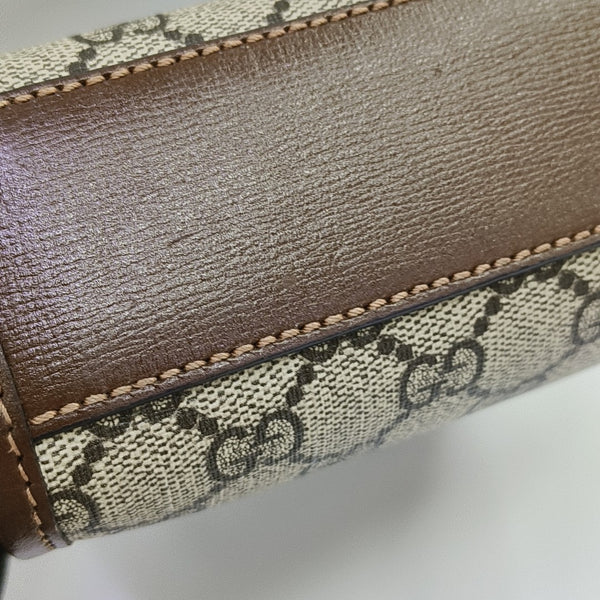 Retro Mini Monogram Coated Canvas Beige