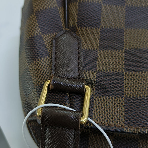 BELEM PM Damier Ebene Coated Canvas Brown