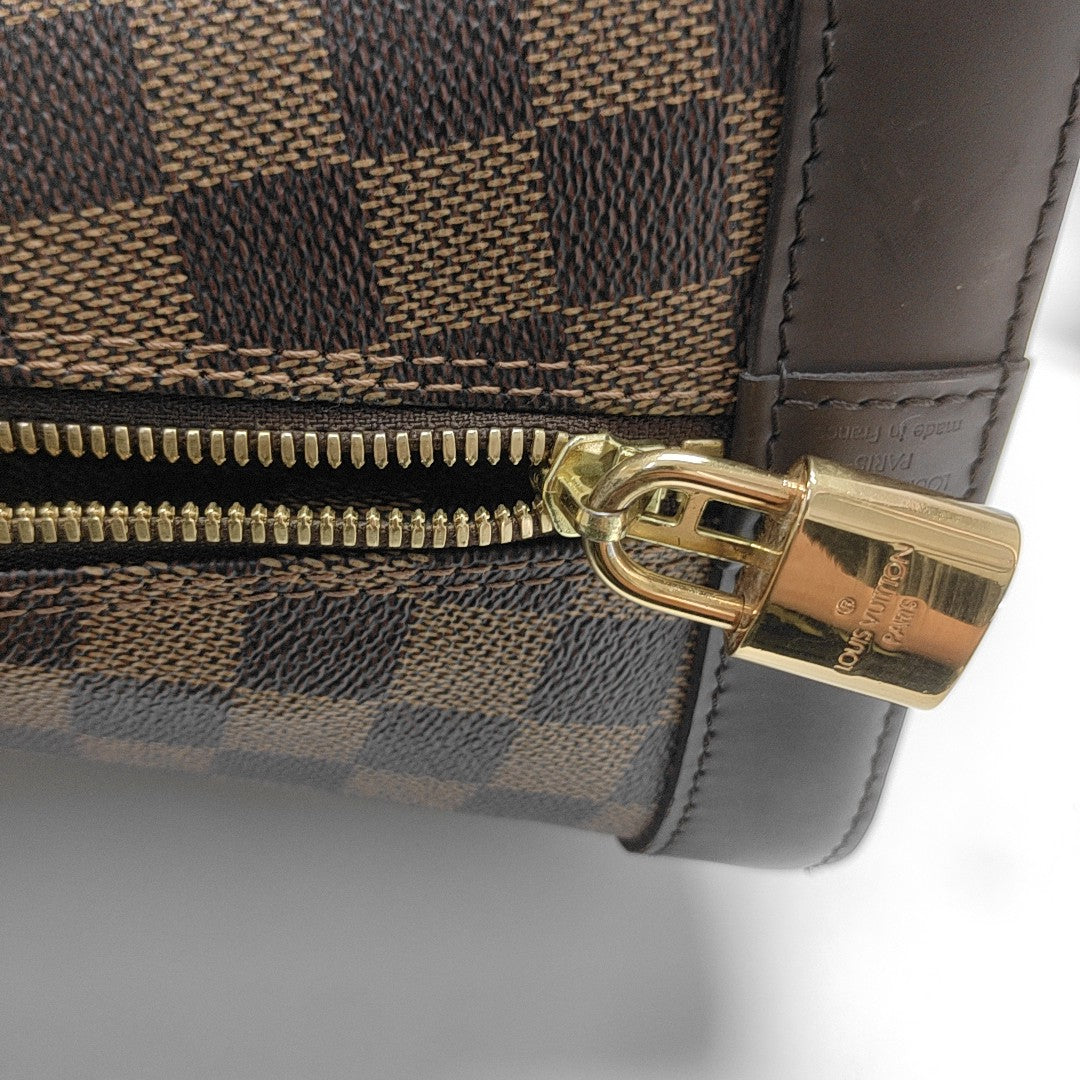 ALMA PM Damier Ebene Coated Canvas Brown