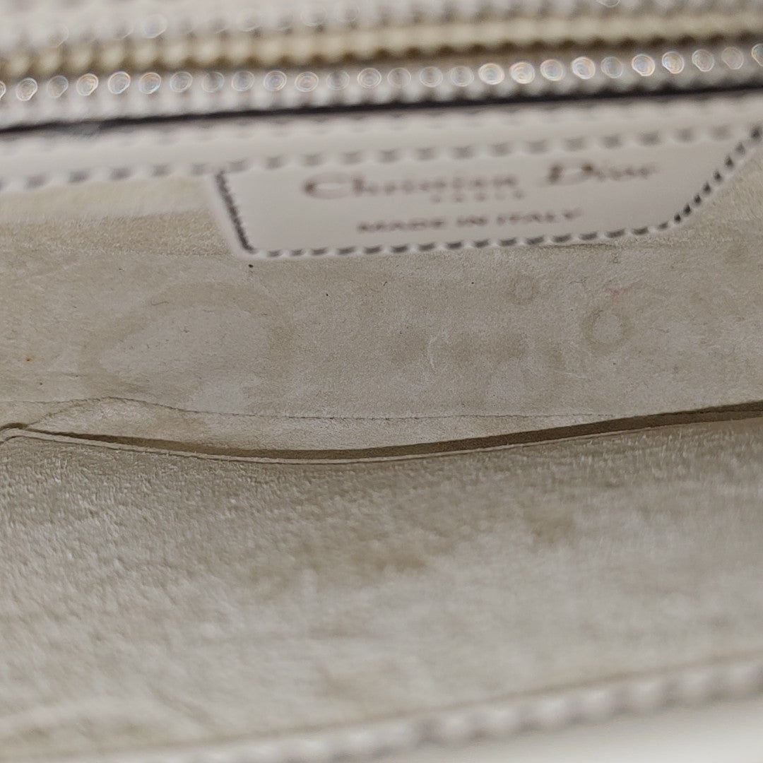 Calfskin Shoulder Bag White
