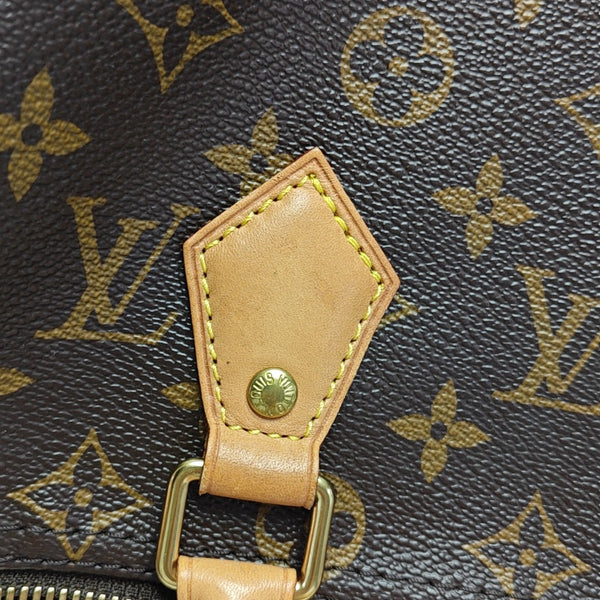 SPEEDY 25 Monogram Coated Canvas Brown