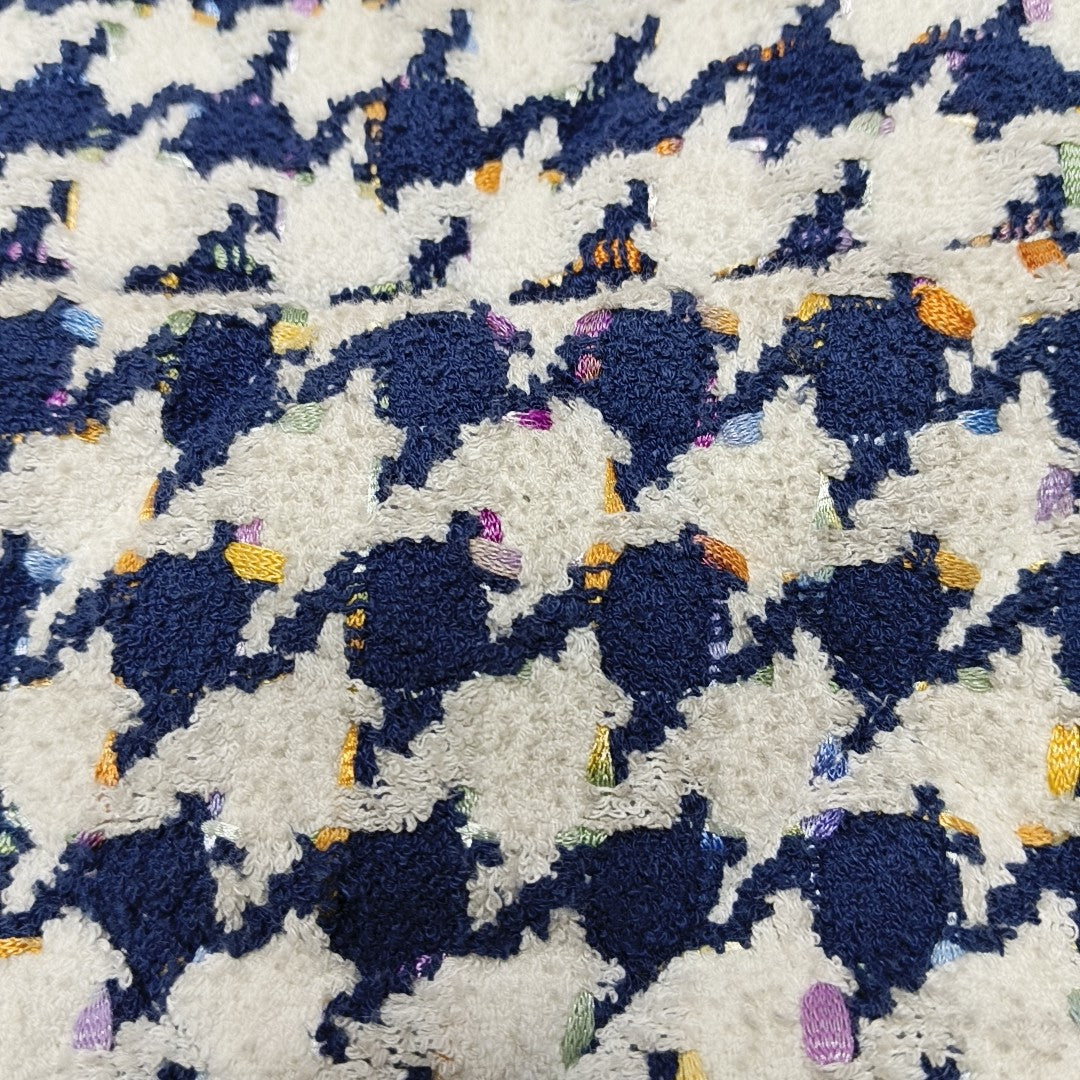 CHANEL 19 Large Quilted Fabric White