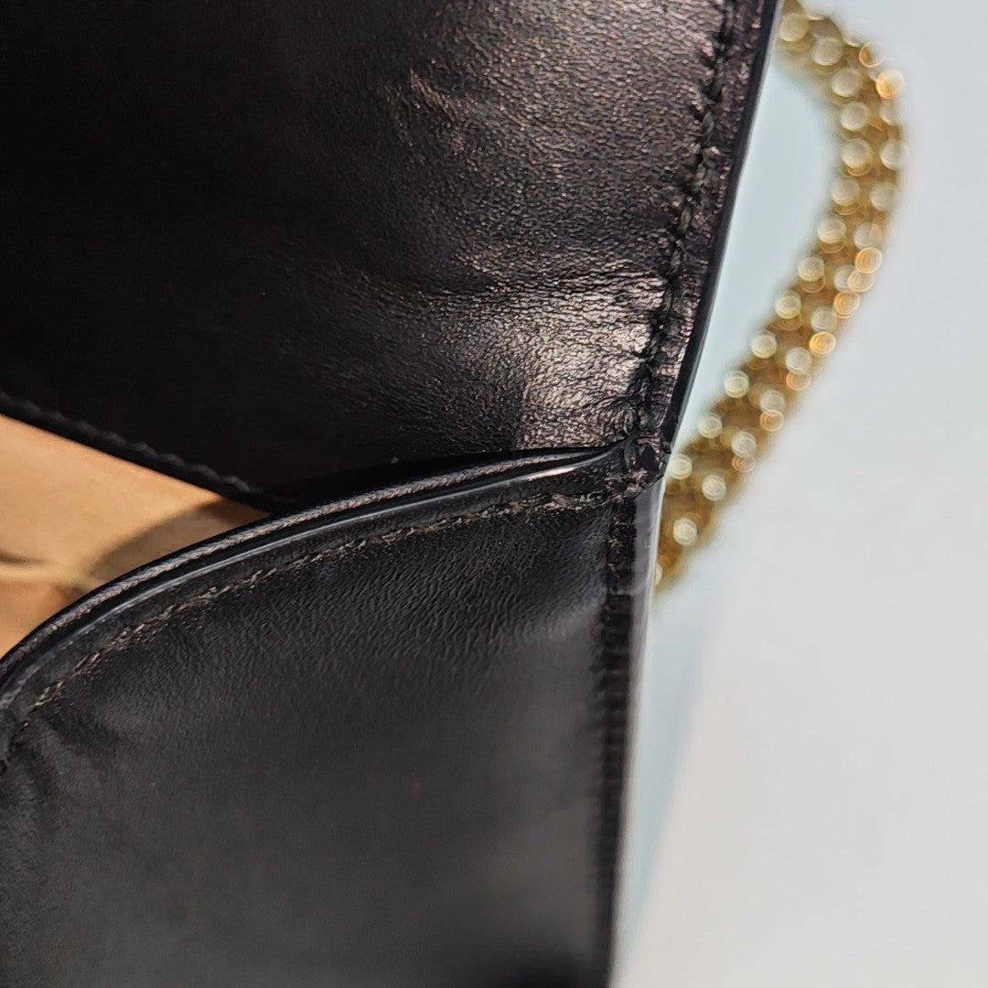 Padlock Small Monogram Calfskin Black