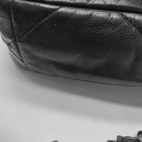 CHANEL 19 Small Quilted Lambskin Black