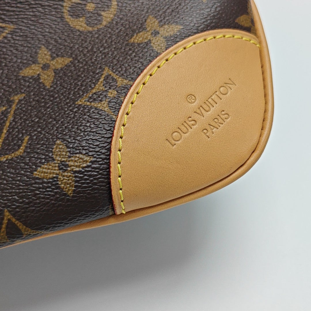 BOULOGNE Monogram Coated Canvas Brown