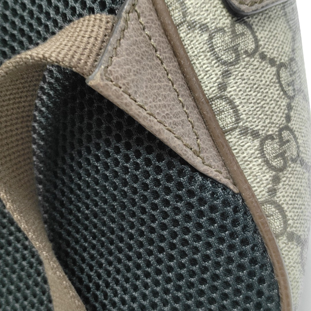 Ophidia Medium Monogram Coated Canvas Beige