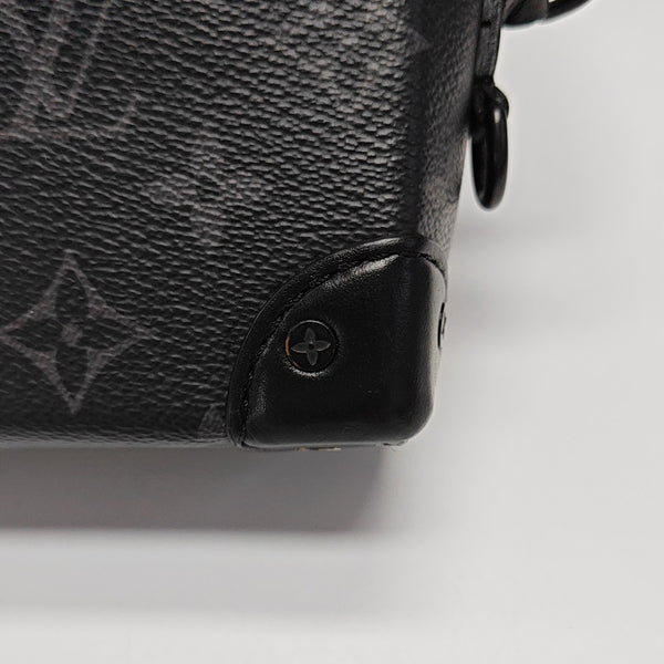 STEAMER Mini Monogram Coated Canvas Black