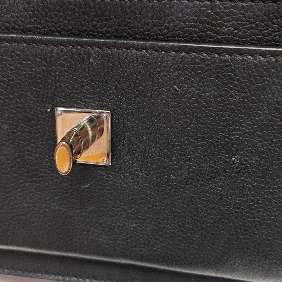 LOCKME BB Calfskin Black