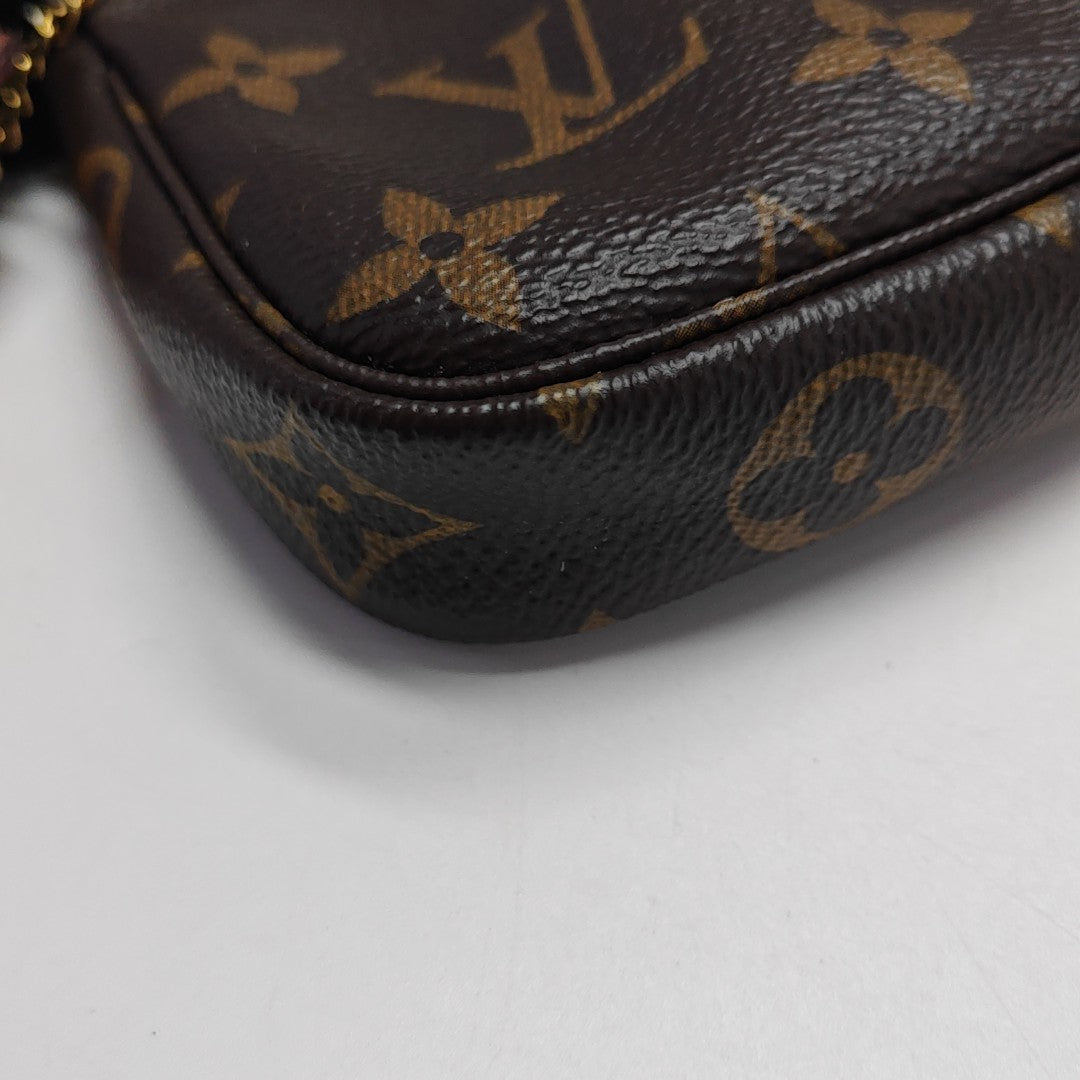ACCESSOIRES Mini Monogram Coated Canvas Brown
