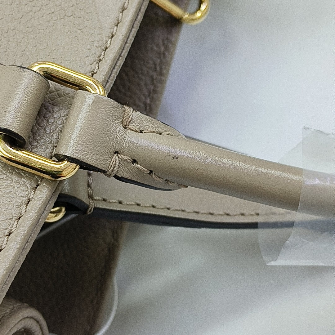ONTHEGO MM Monogram Calfskin Grey