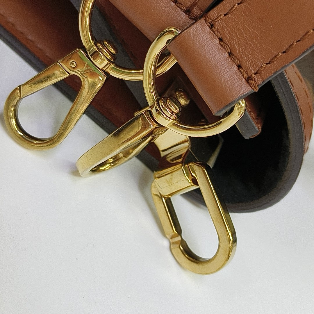 DAUPHINE MM Monogram Coated Canvas Brown