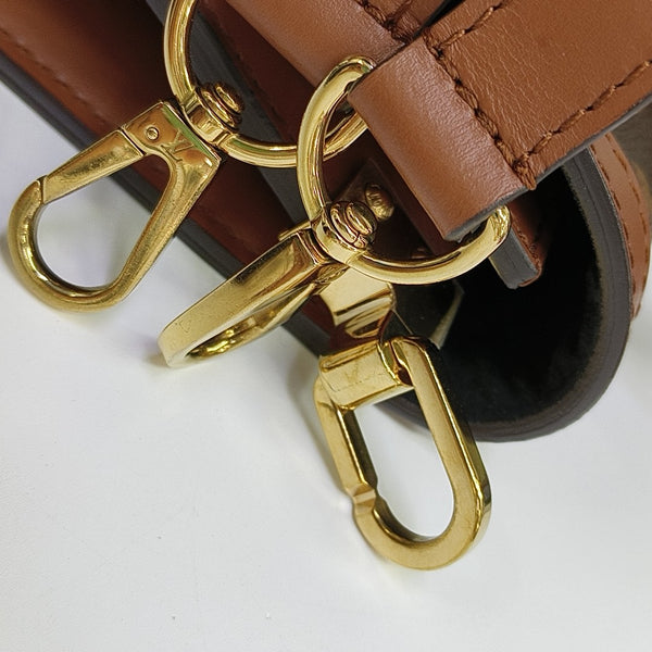 DAUPHINE MM Monogram Coated Canvas Brown