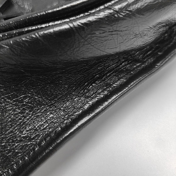 NIKI Mini Chevron Calfskin Black
