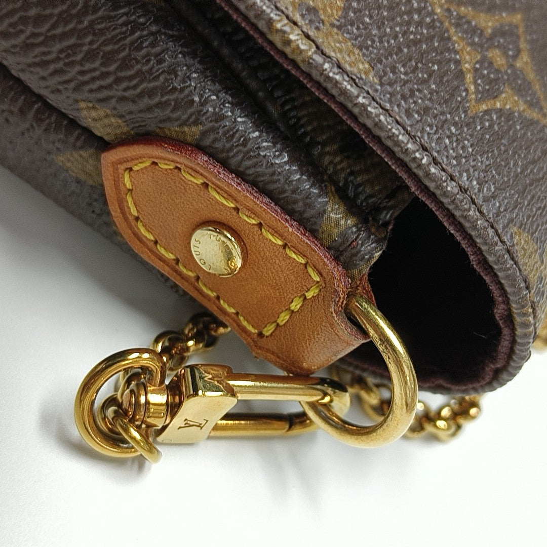 FAVORITE PM Monogram Coated Canvas Brown