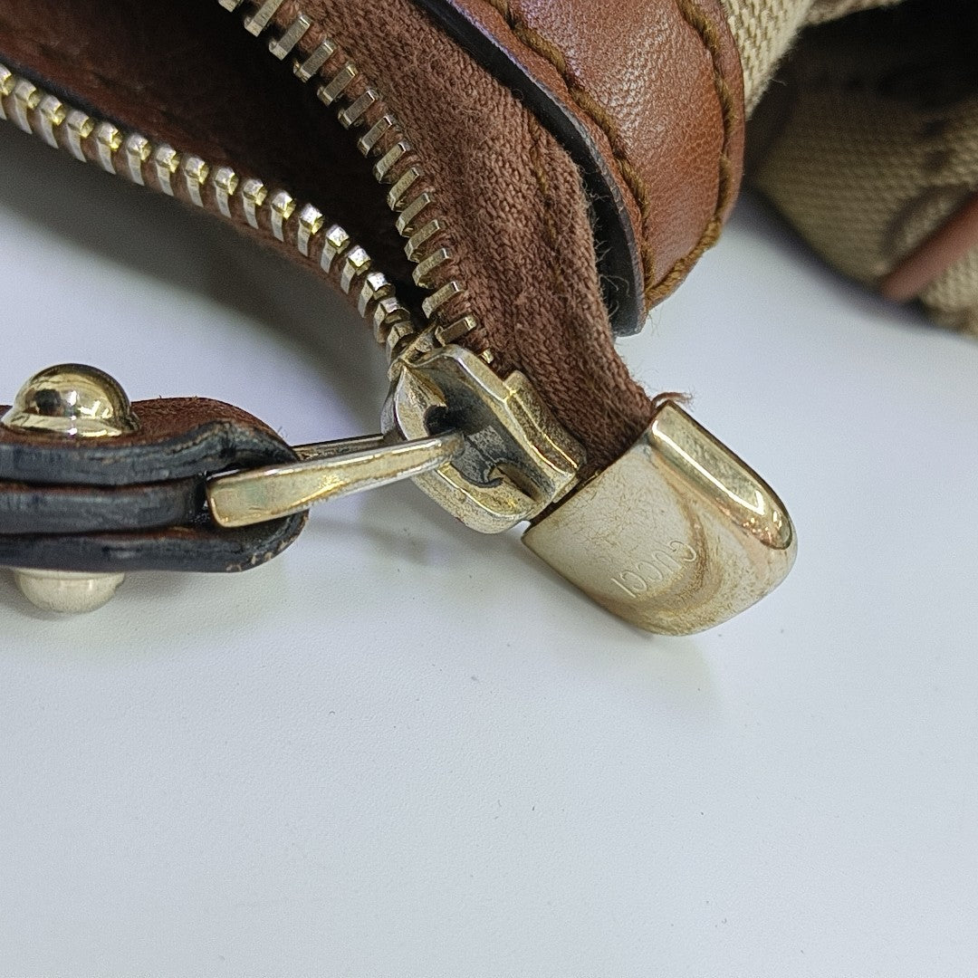 Sukey Monogram Canvas Beige