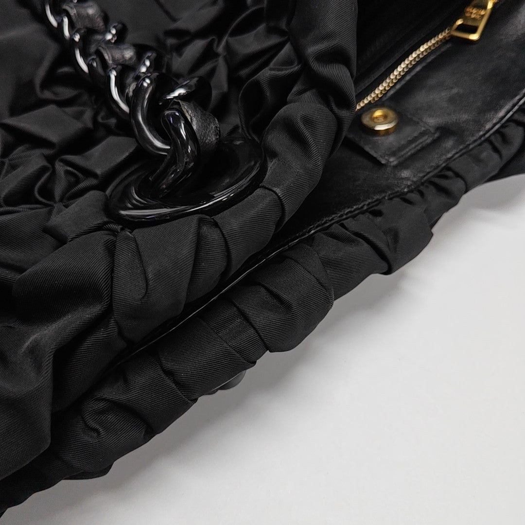 Quilted Nylon Black