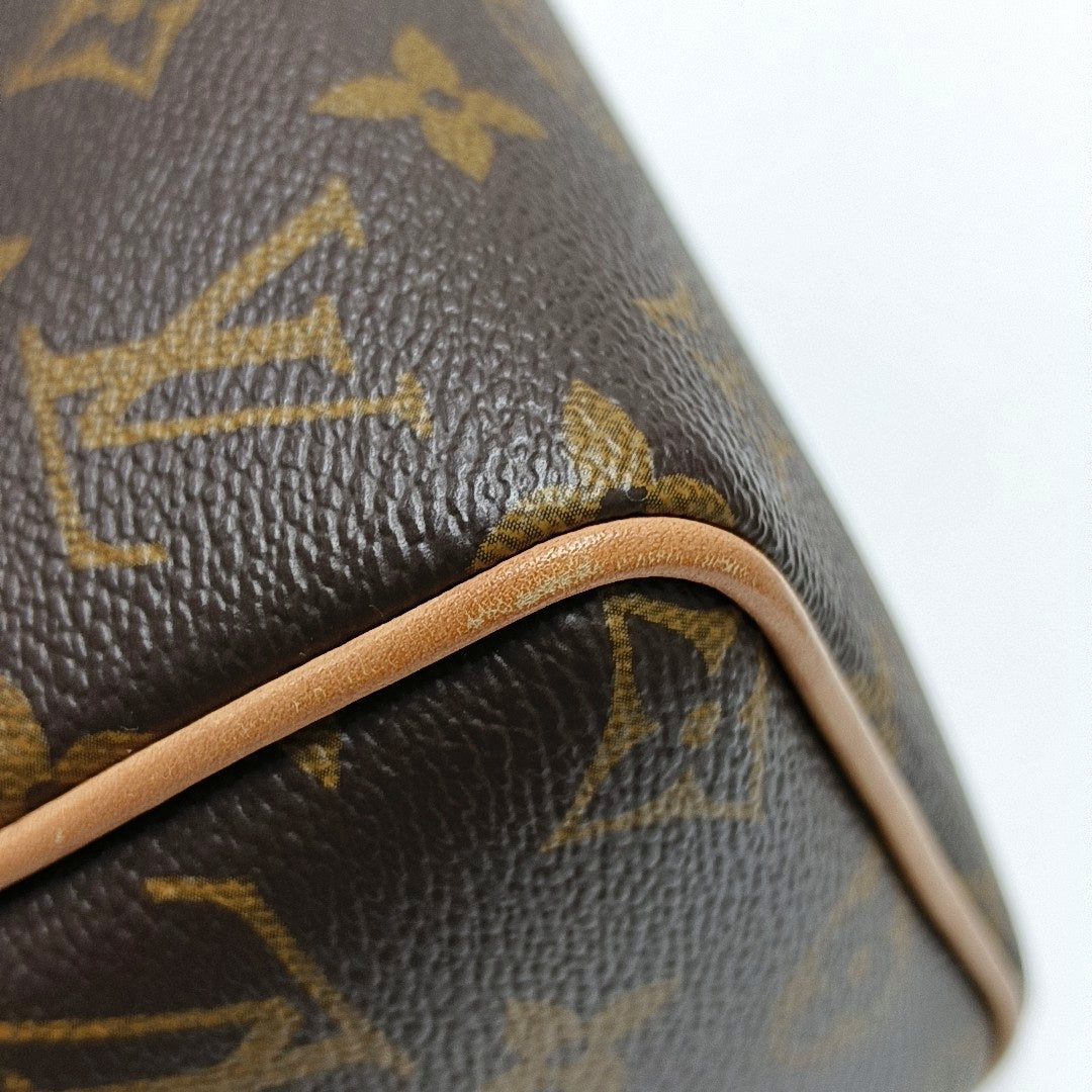 SPEEDY 20 Monogram Coated Canvas Brown