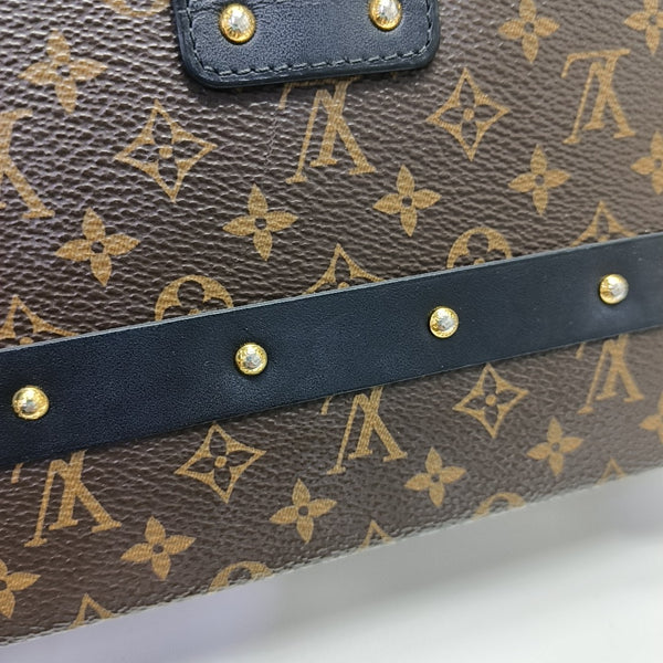 PETITE MALLE Monogram Coated Canvas Brown