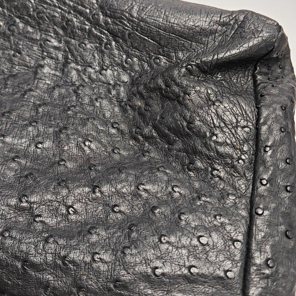 Capri Ostrich Black