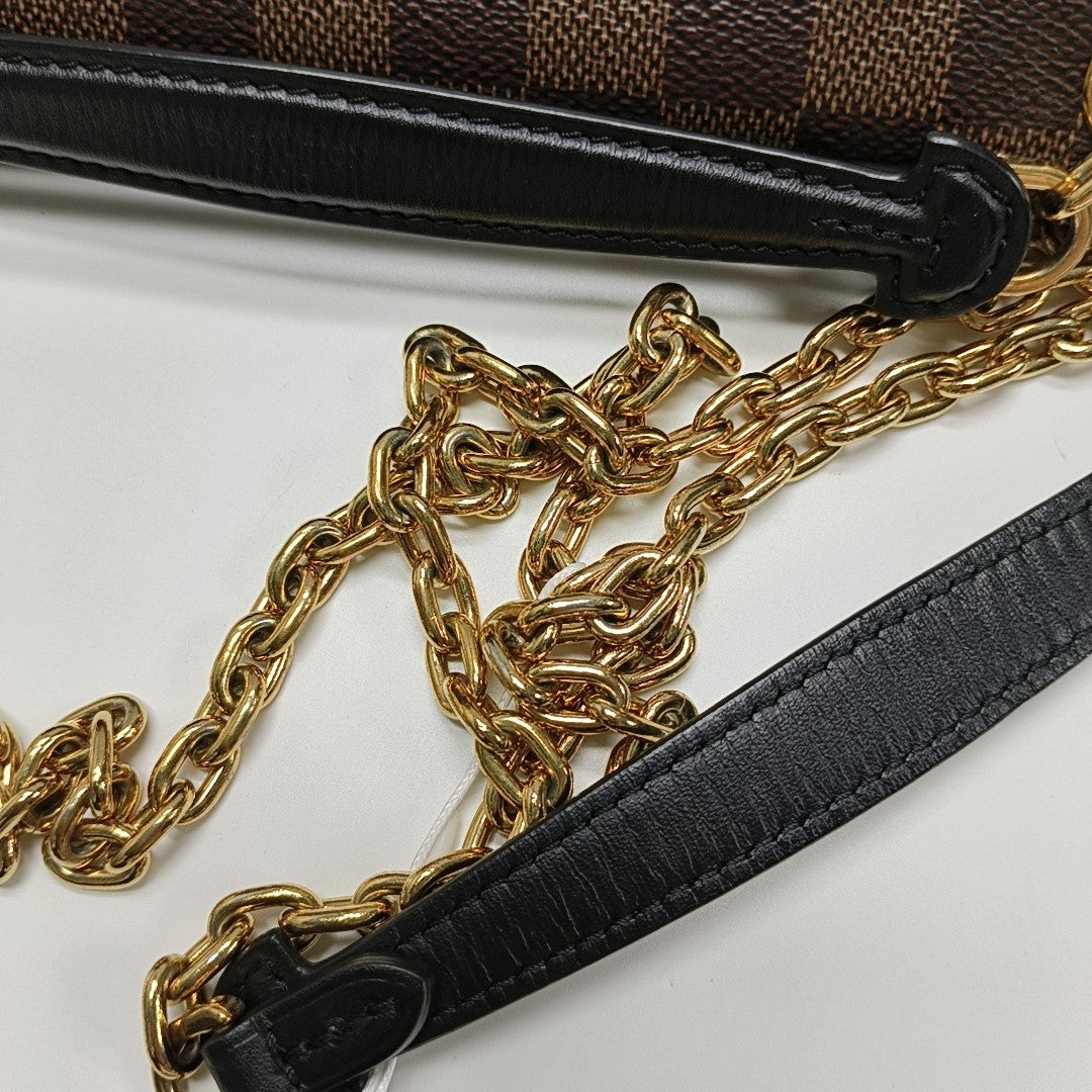 VAVIN PM Damier Ebene Coated Canvas Brown