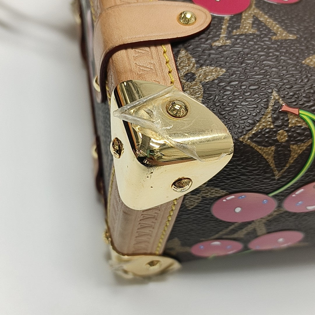 SIDE TRUNK MM Monogram Coated Canvas Brown