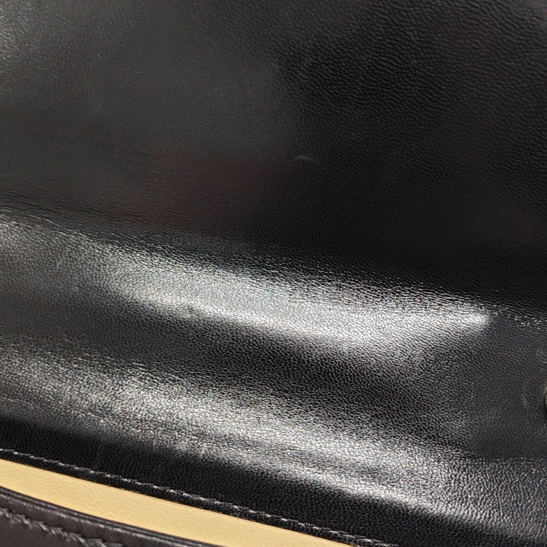 Calfskin Shoulder Bag Black