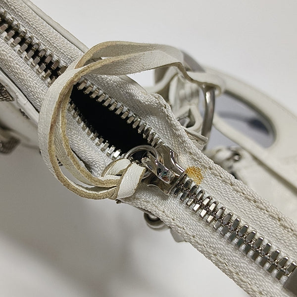 Le Cagole Mini Lambskin White