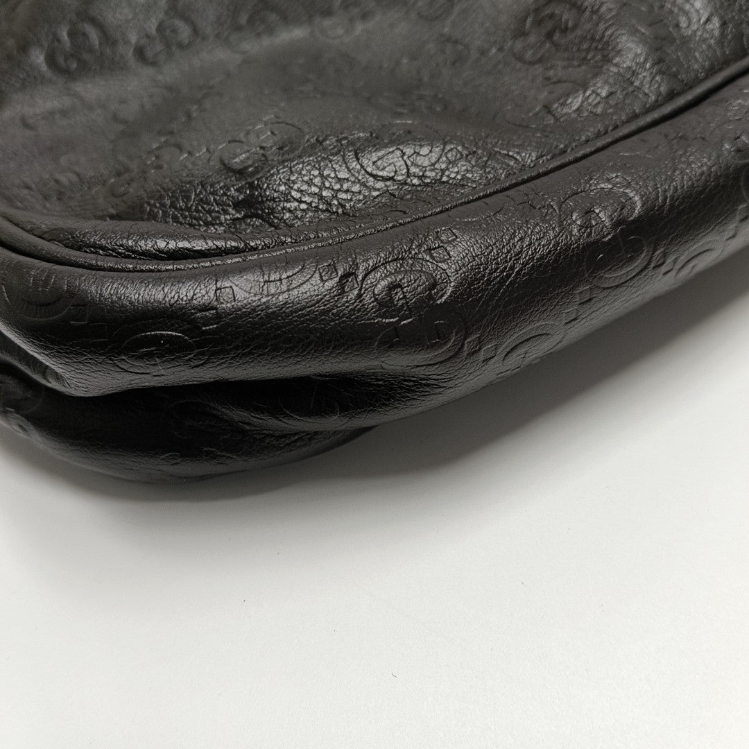 GG Imprime Monogram Calfskin Brown