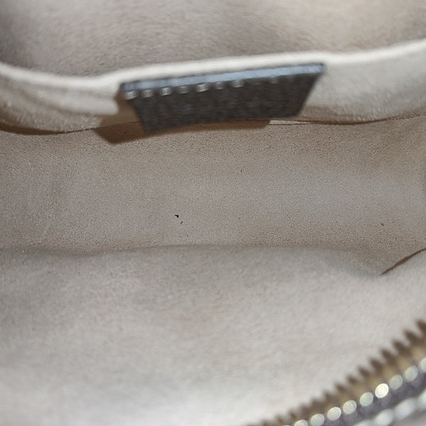 Ophidia Small Monogram Coated Canvas Beige