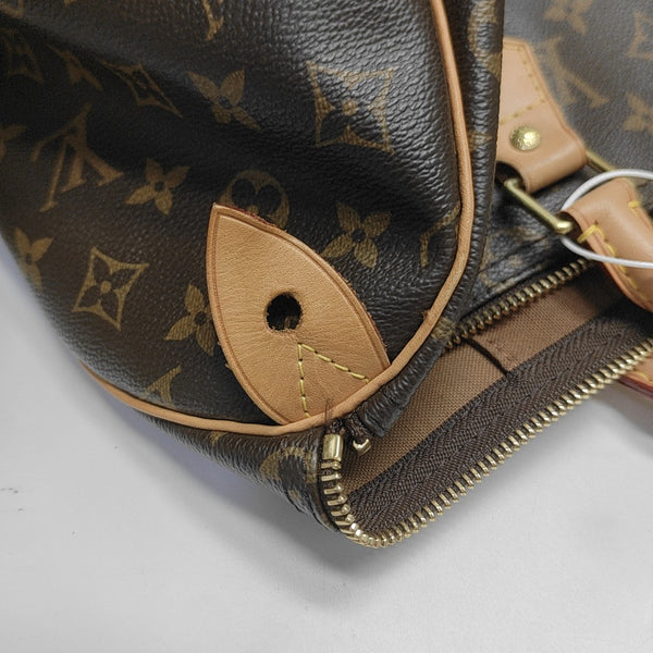 SPEEDY 35 Monogram Coated Canvas Brown