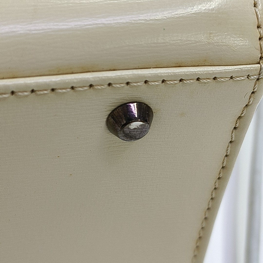 Calfskin Shoulder Bag Beige