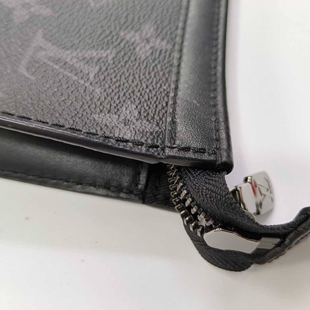 GASTON Monogram Coated Canvas Gray